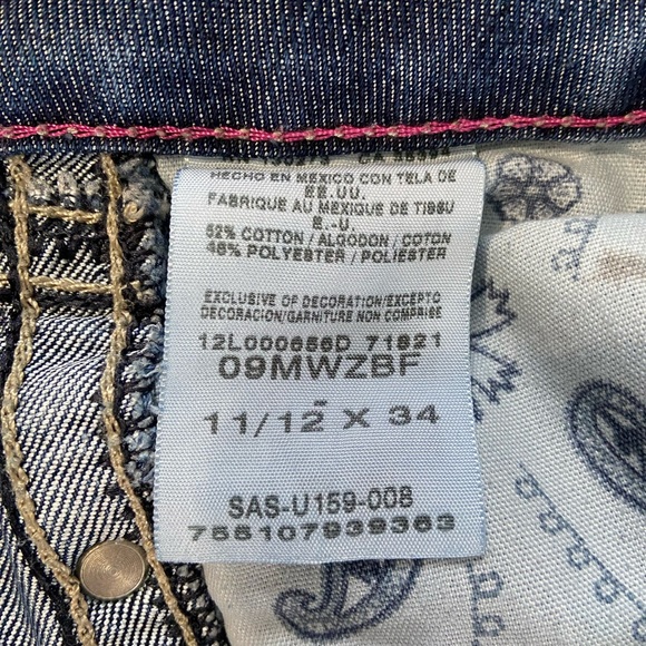 Wrangler ladies western jeans size 11/12 x 34 - Picture 8 of 9